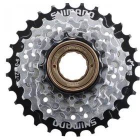   LÁNCKERÉKSOR MENETES 6-OS 14-28F MFTZ5106 EZÜST / FEK. SHIMANO